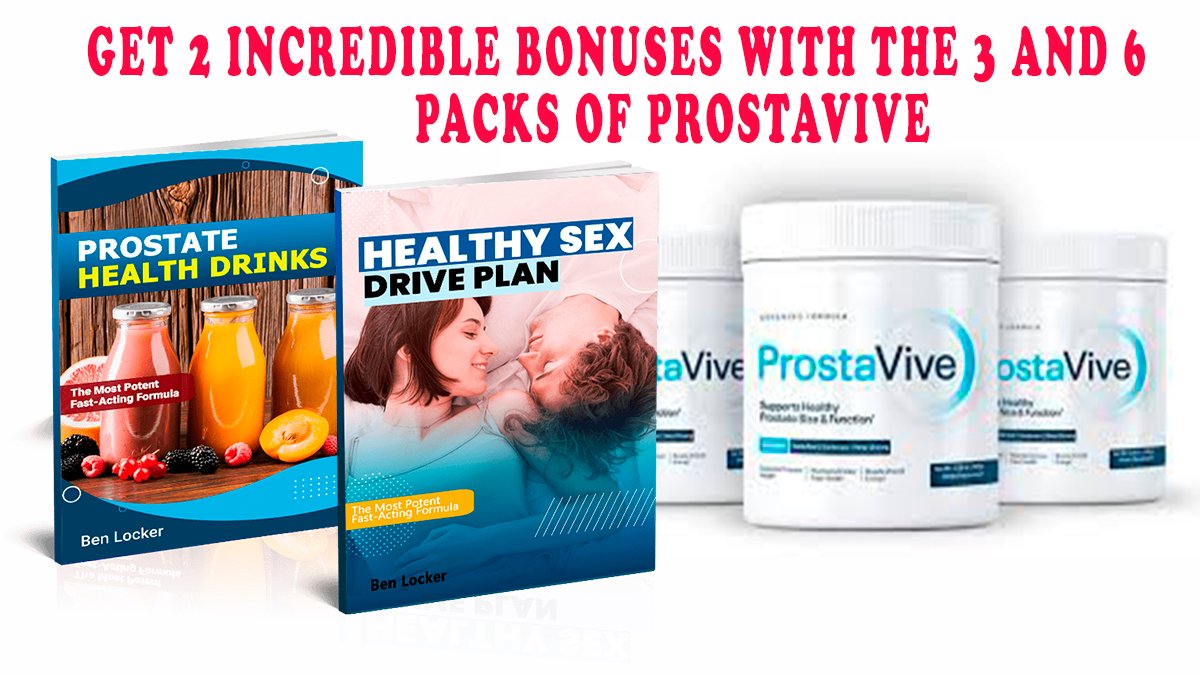 Get Your ProstaVive Kit and Exclusive Bonuses Now
