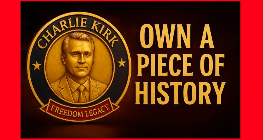 Charlie Kirk Freedom Legacy Badge