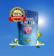 Pacote de chá Cardio Slim com ingredientes frescos