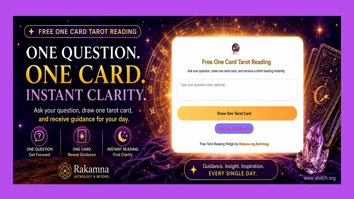 Free One Card Tarot Reading