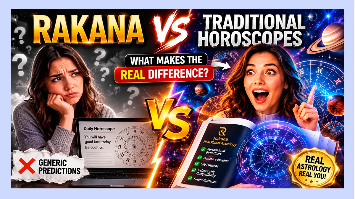 Rakana vs Traditional Horoscope Sites – What Makes Real Planet Astrology Different